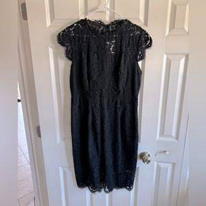 Lace Short Sleeve Dress
